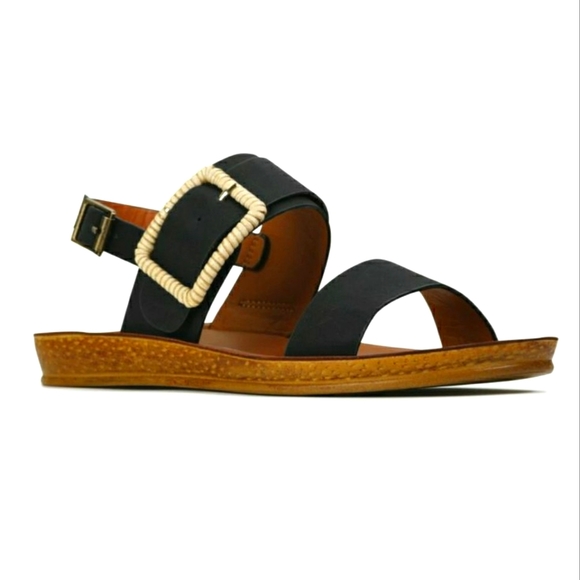 Los Cabos Women's Sandals, Bridie, Black/Tan, 10.5 - Picture 1 of 13